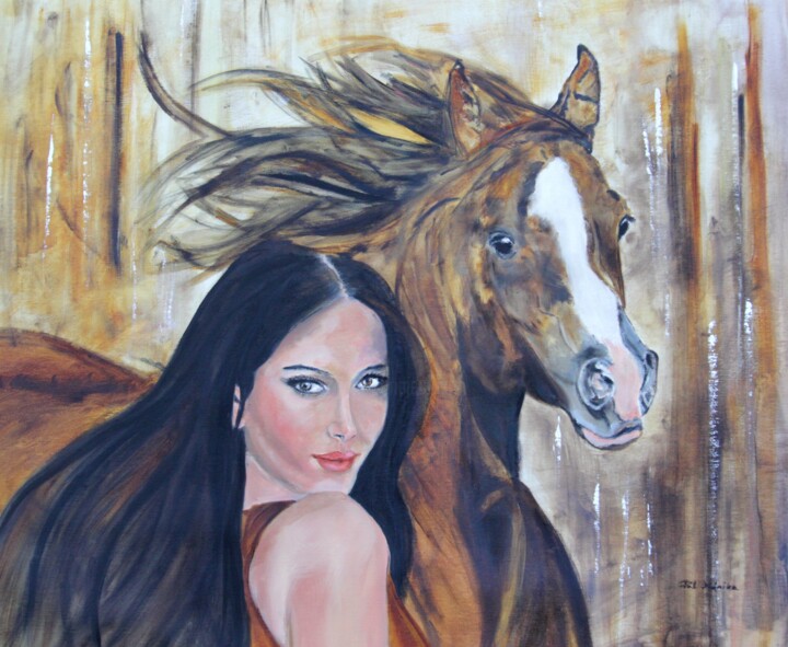 Rider's Soul 绘画, 25.6x31.5 in