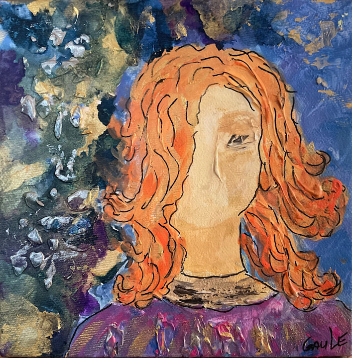 Mon KLIMT 绘画, 5.9x5.9 in