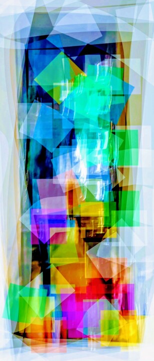Arts numériques intitulée "Window" par Corinne Courlet, Œuvre d'art originale, Light Painting