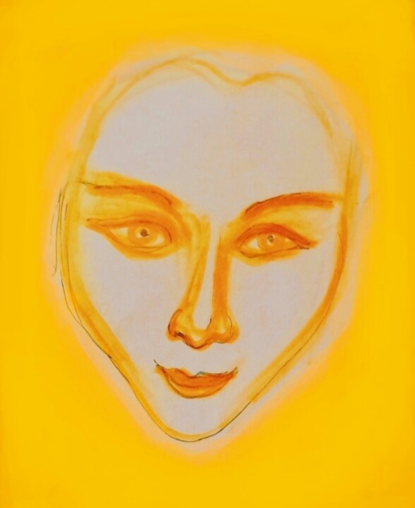 Arts numériques intitulée "Invisible en portra…" par Corinne Courlet, Œuvre d'art originale, Peinture numérique