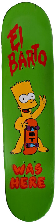 El Barto 绘画, 31.1x7.9 in