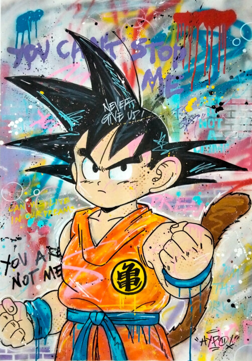 You can't stop me 绘画, 39.4x27.6 in