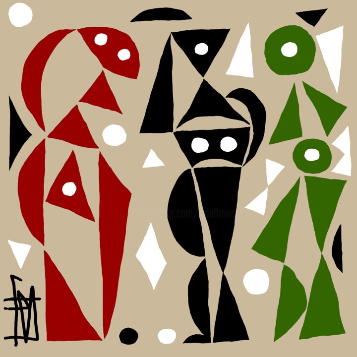 les demoiselles 2 数字艺术