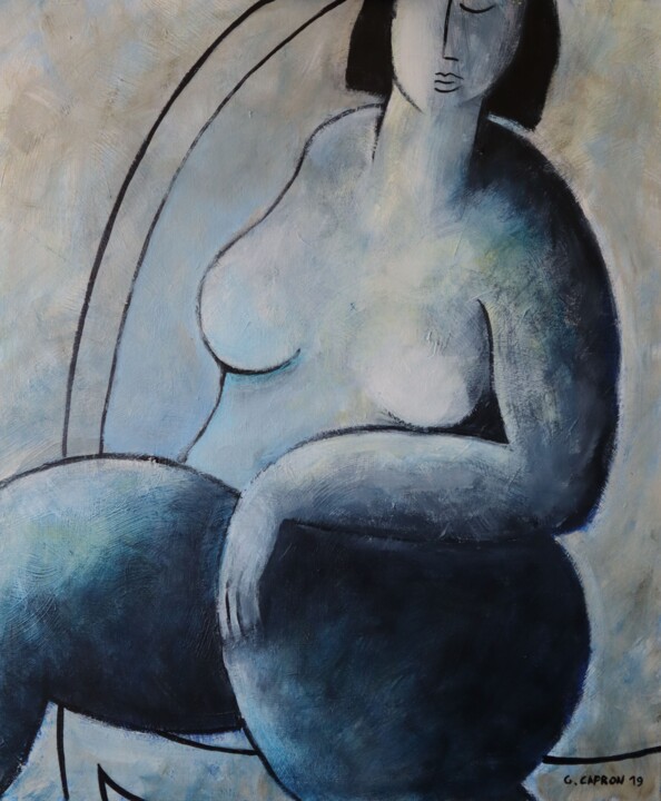 La belle Héra 绘画, 28.7x23.6 in