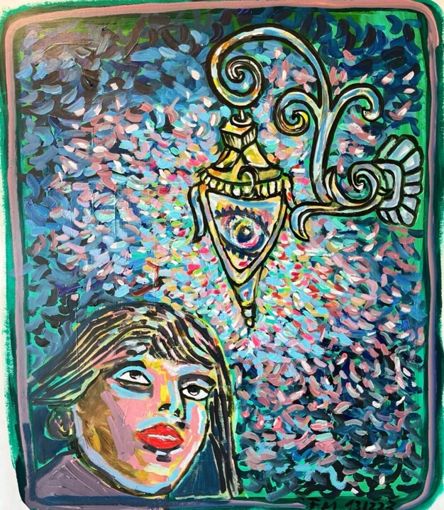 Light Wishes 绘画, 25.6x21.7 in