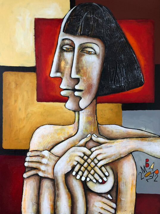 Closer 绘画, 31.5x23.6 in