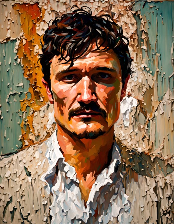 数字艺术 标题为“Pedro Pascal” 由Mankdhani, 原创艺术品, AI生成的图像