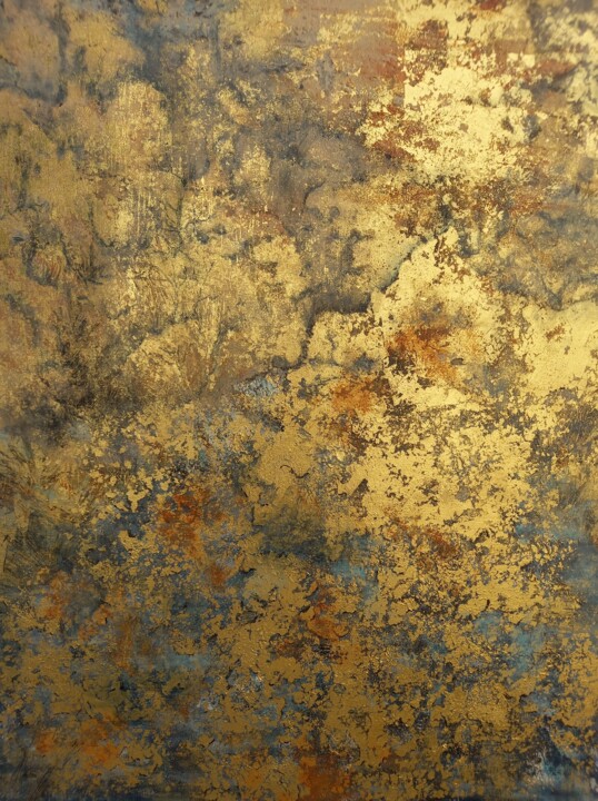 Golden autumn Painting, 36.2x28.7 in