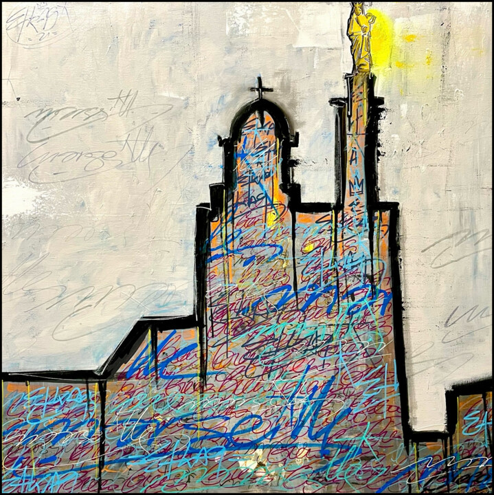 Marseille 2 绘画, 39.4x39.4 in