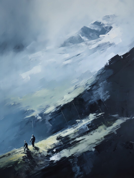 The Ascent Through Mists 数字艺术