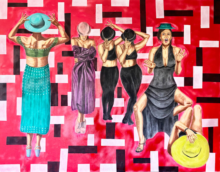Mystic I 绘画, 55.1x70.9 in