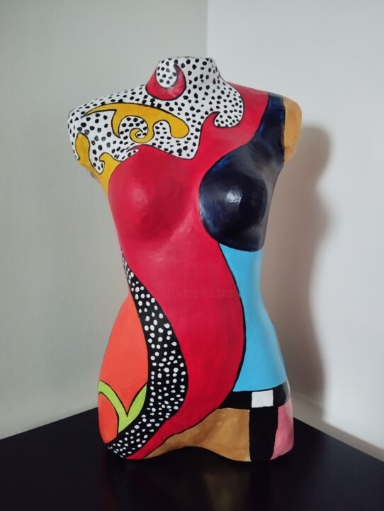 Milady 雕塑, 13x7.5 in