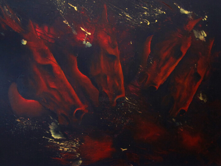 ENERGIA 绘画, 36.2x48 in