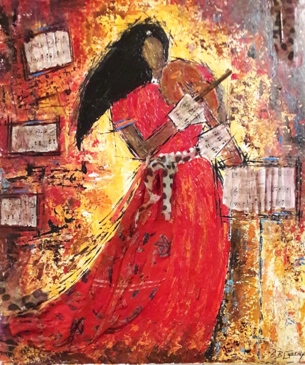 LA DIVA II Painting, 23.6x19.7 in