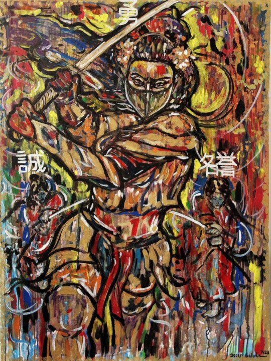¡Nosotras no retrocederemos! 绘画, 48x36 in