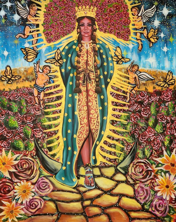 En el momento en que escuché tu voz 绘画, 60x48 in