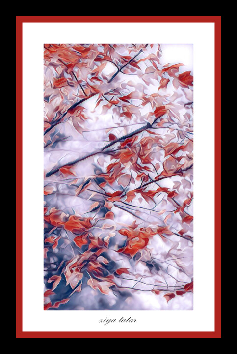 Arte digitale intitolato "Colors of heaven (2)" da Ziya Tatar, Opera d'arte originale, Pittura digitale