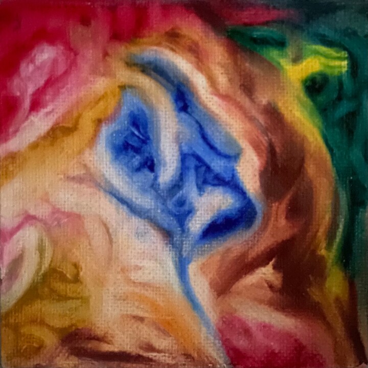 Schilderij getiteld "Cleansing" door Hayk-Philipp Sevumyan, Origineel Kunstwerk, Olie
