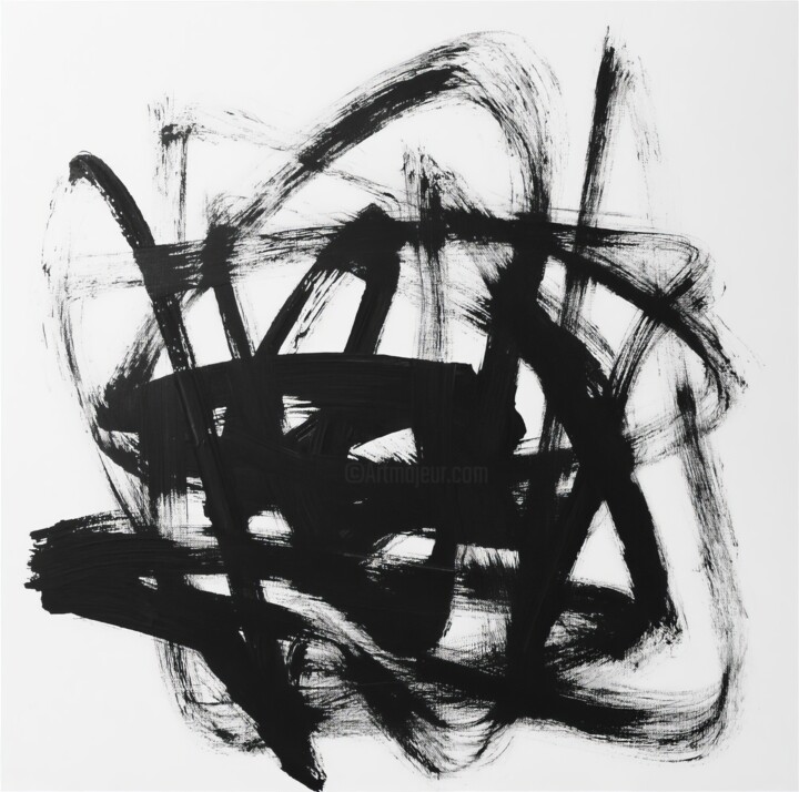 Abstract 6 绘画, 24x24 in