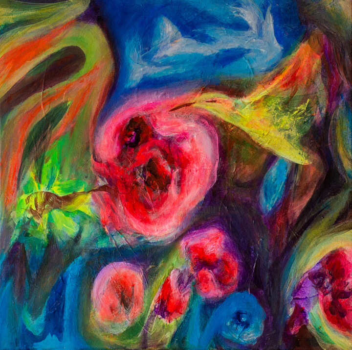 绘画,  19.7x19.7 in 