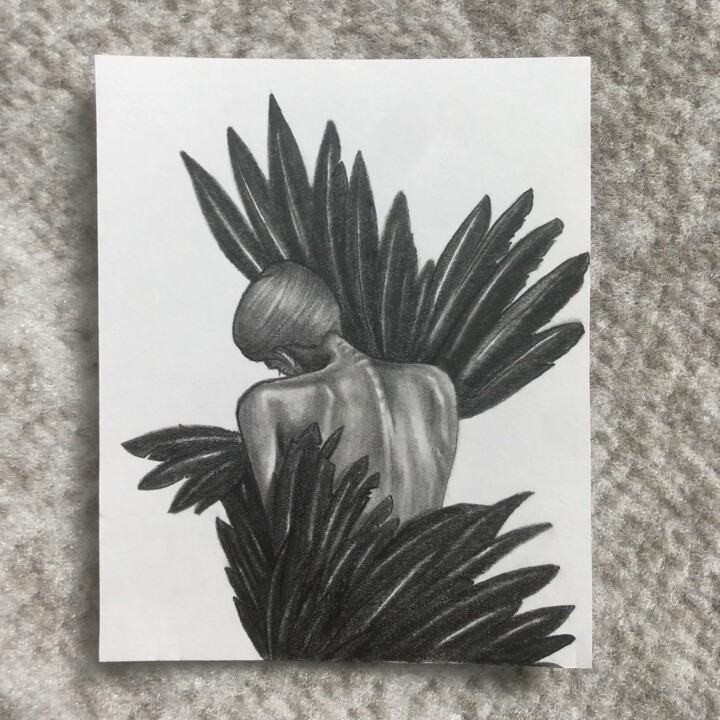 绘画,  4.7x4.7 in 