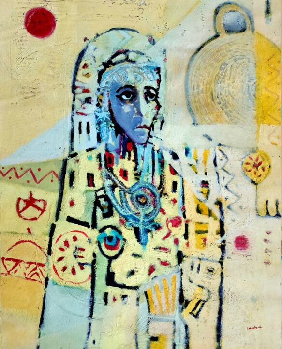 La femme berbère 绘画, 47.2x35.4 in