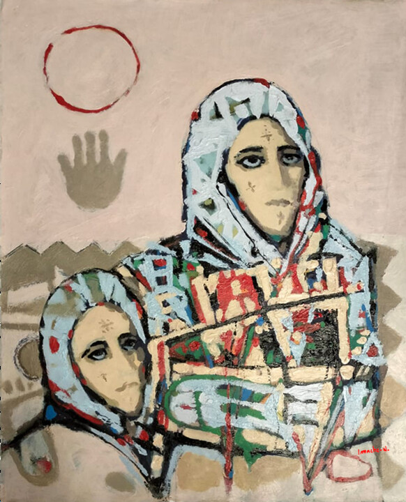Les disparus 绘画, 25.6x19.7 in