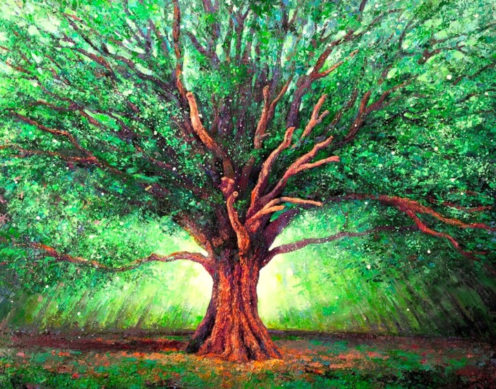 Le chêne de Salm à la Broque Painting, 44.9x57.5 in