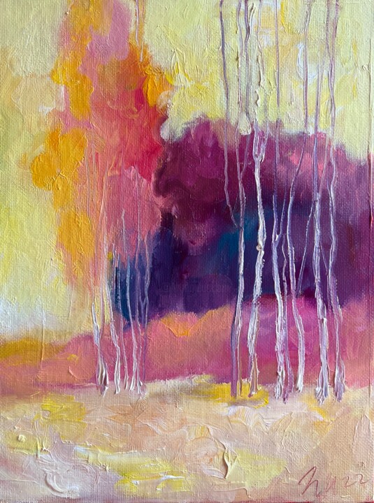 Tenderness of the morning" 绘画, 9.4x7 in