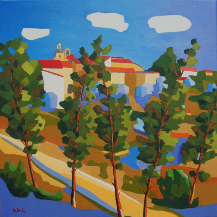 Saint-Martin de Londres Schilderij, 19,7x19,7 in