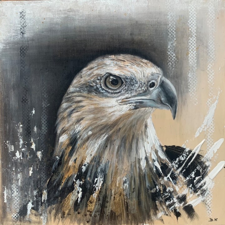 Aigle 绘画, 12x12 in