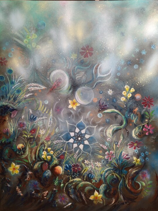 Printemps 绘画, 31.5x23.6 in