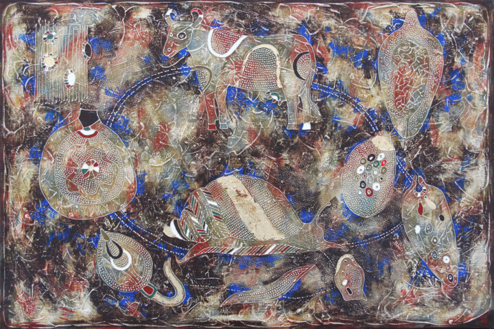绘画,  39.4x59.1 in 