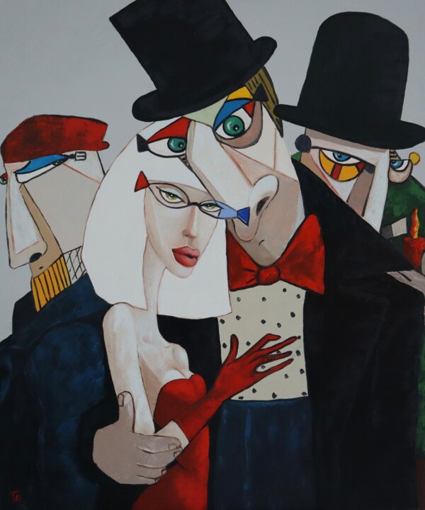 Pretty Woman 绘画, 47.2x39.4 in