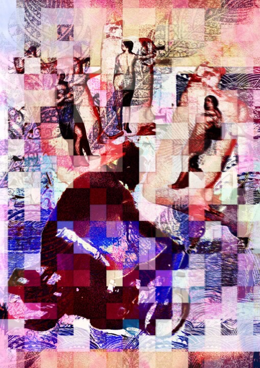 印花与版画,  116.9x82.7 in 