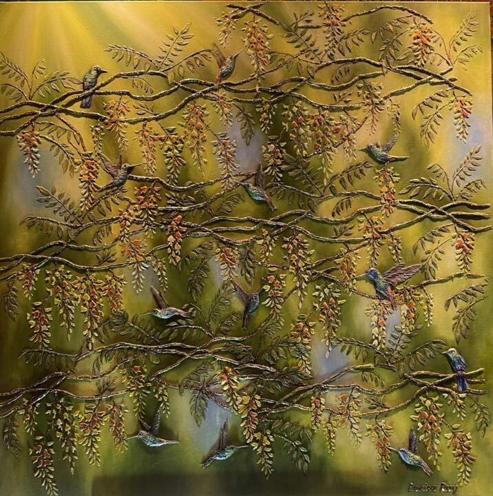 Secrets of the forest 雕塑, 39.4x39.4 in