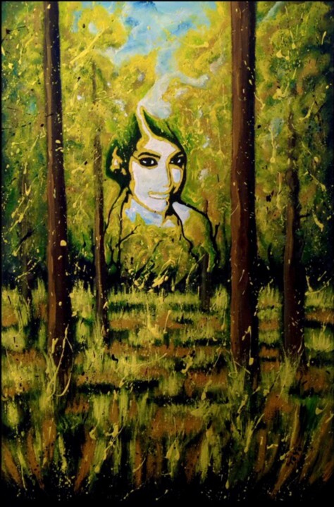 Madre Natura 绘画, 23.6x15.8 in