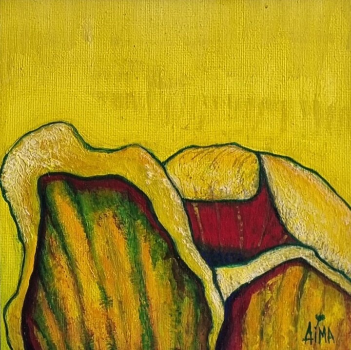 Son los Pétalos 绘画, 7.9x7.9 in