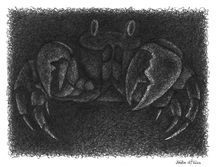 Episode 6: Atlantic ghost crab 图画, 19.7x25.6 in