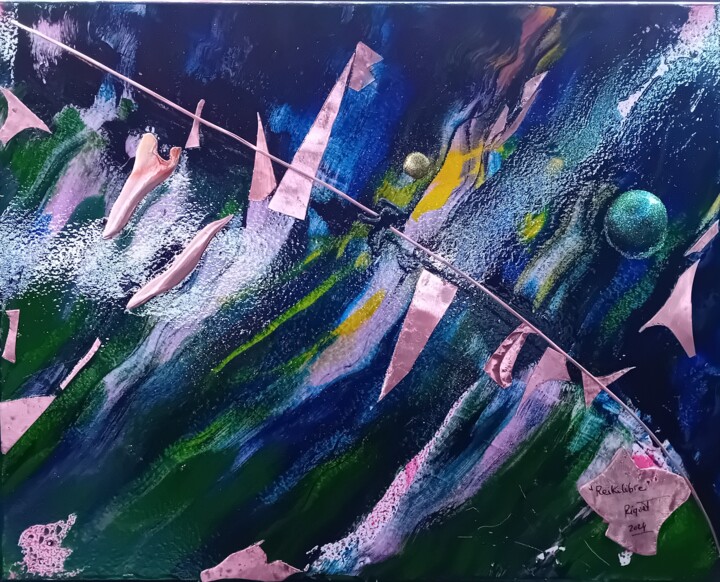 " Reikilibre " 绘画, 15.8x19.7 in