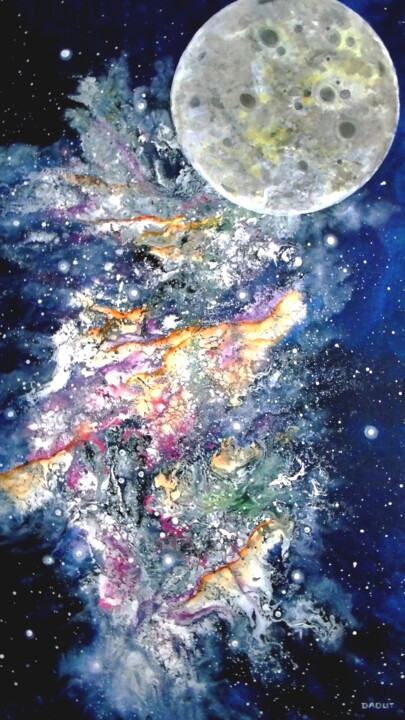 Cosmos 37 绘画, 45.3x29.5 in