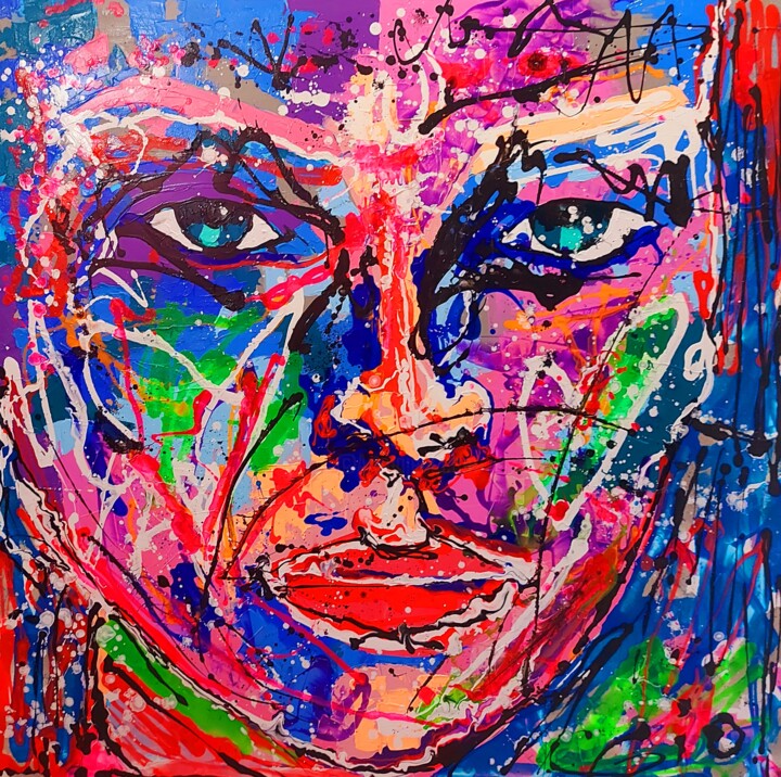 HEAD 绘画, 48.8x48.8 in