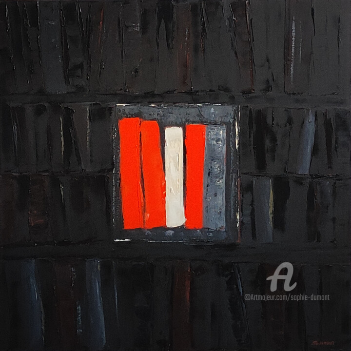 Passion litteraire 绘画, 31.5x31.5 in