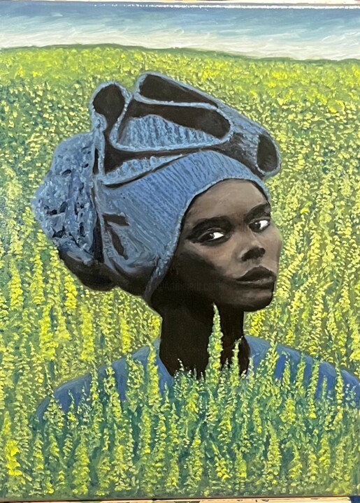 Black and beautiful 绘画, 16x12 in