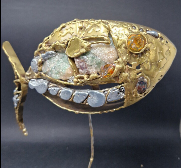 Les Poissons de RAPA 20 雕塑, 12.2x7.9 in