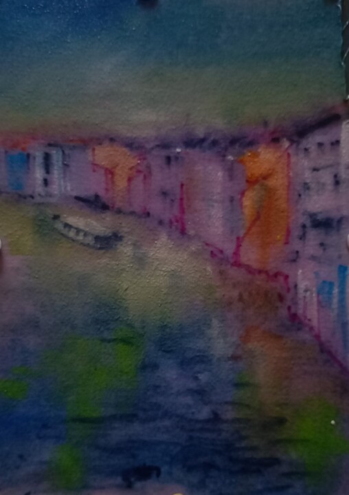 Colori del Canal grande Tablo, 9,5x6,3 in