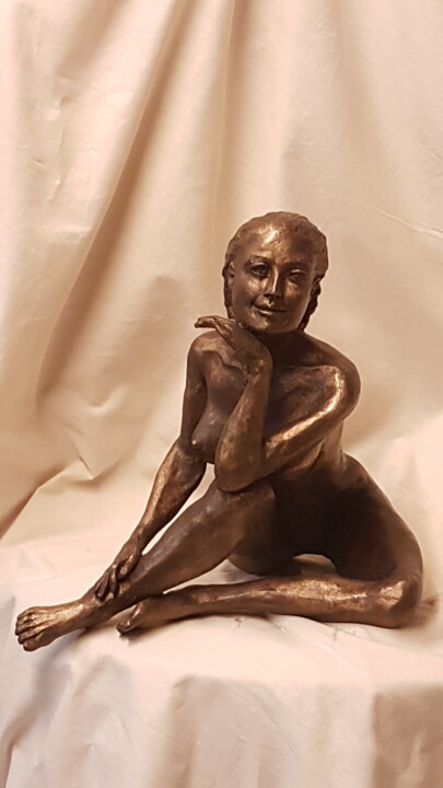 "Les reves de Manon " 雕塑, 10.6x10.6 in