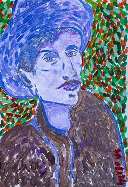 Mr Paul 24 绘画, 11.8x7.9 in