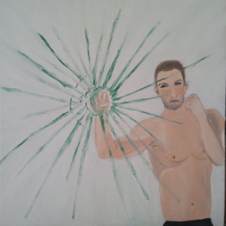El punyetazo 绘画, 10.2x10.2 in