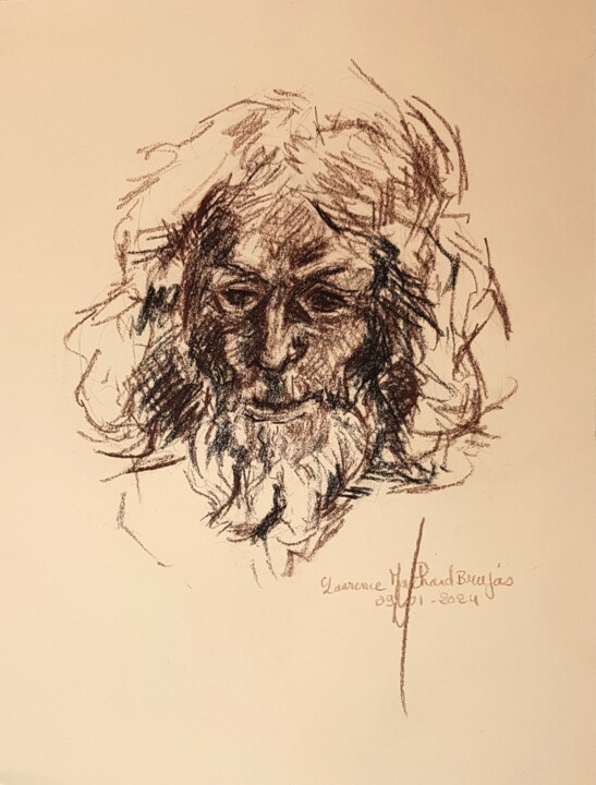 "St Jean Baptiste" d'après Edmond Desca 图画, 11.4x8.3 in